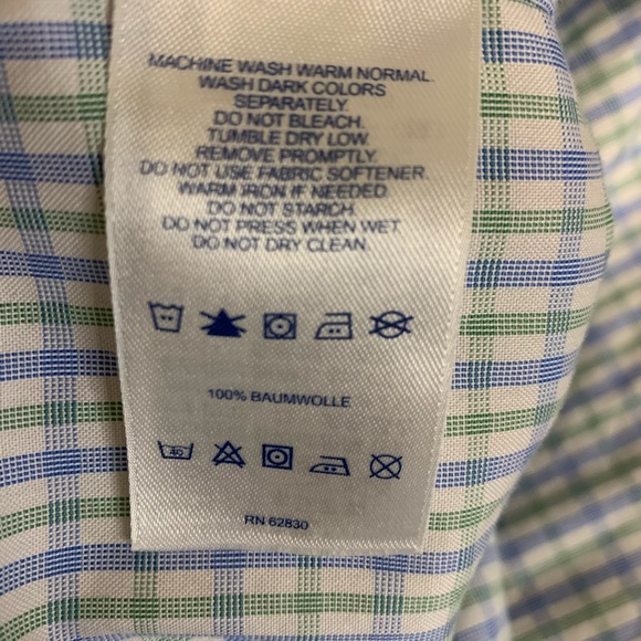 Lands End Mens Checkered 19-35 - Picture 6 of 6